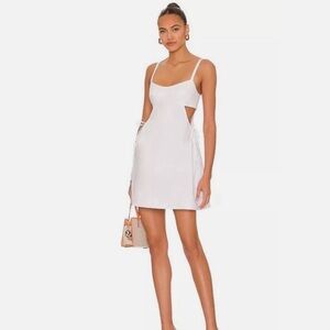 L’académie white cutout dress